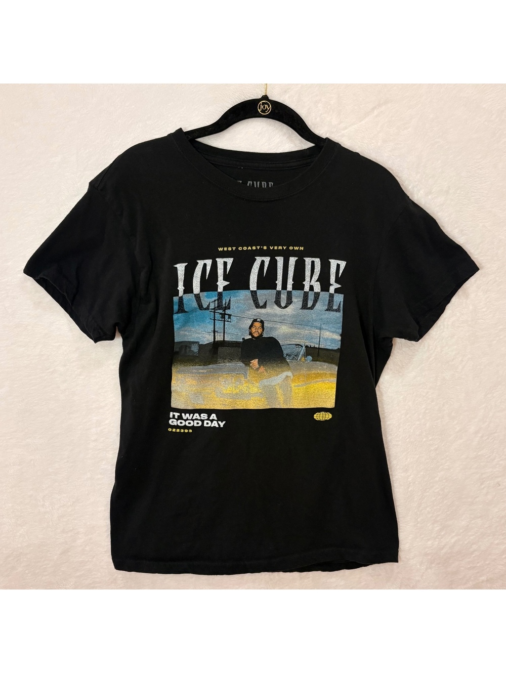 Ice Cube It Was a Good Day Graphic T-Shirt Medium Black West Coast Hip Hop Tee M